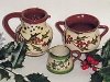 Holly pots composed