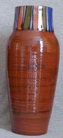 Bovey Tracey art deco design vase